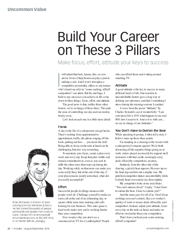 0818 Build Your Career - PS Uncommon Value